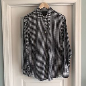 Banana Republic dress shirt white/navy blue